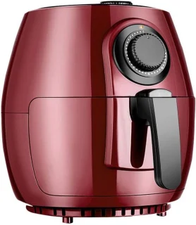 Airfryer heteluchtfriteuse, 4 liter, rood