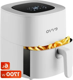 Airfryer heteluchtfriteuse 6 liter wit