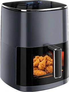 Airfryer heteluchtfriteuse 6.34 liter grijs
