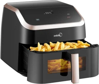Airfryer heteluchtfriteuse 8.5 liter zwart
