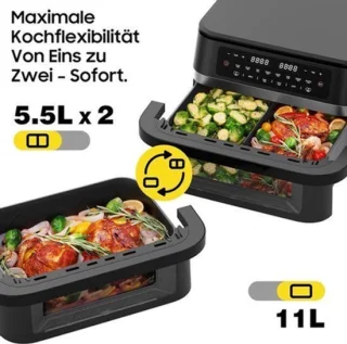 Airfryer – heteluchtfriteuse – digitale friteuse