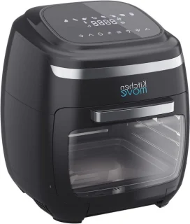 Airfryer heteluchtfriteuse xxl 11 liter zwart