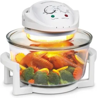 Airfryer Heteluchtoven Multicooker 17L Glazen Pan
