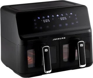 Airfryer met dubbele mand