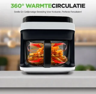 Airfryer met stoomfunctie - heteluchtfriteuse