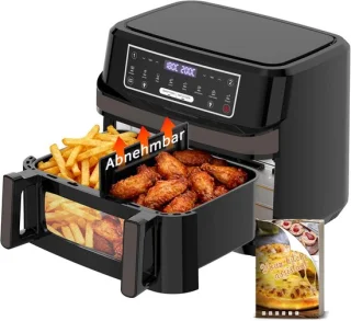 Airfryer met twee verwarmingszones - 12 liter