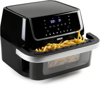Airfryer met venster - hete lucht oven - 10 liter - wit
