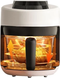 Airfryer mini heteluchtfriteuse 2.5 liter wit