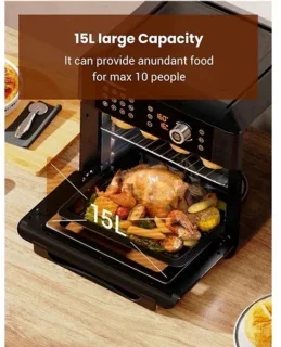 Airfryer oven 15L - 12-in-1 hetelucht friteuse met app bediening