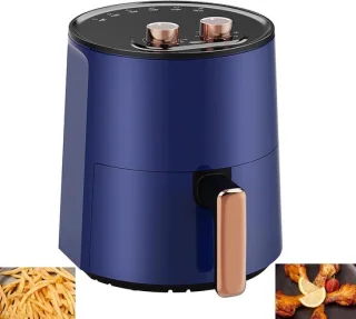 Airfryer oven 4.5 liter blauw
