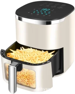 Airfryer oven - 6 liter, zilver