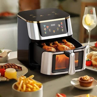 Airfryer Oven 8L RVS Zwart