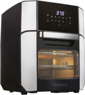 Airfryer oven rotisserie 12.6 liter zwart