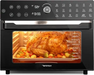 Airfryer oven xxl 32l zwart