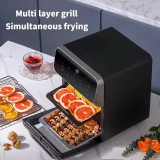 Airfryer RVS 12L 11-in-1 Elektrische Oven 1700W