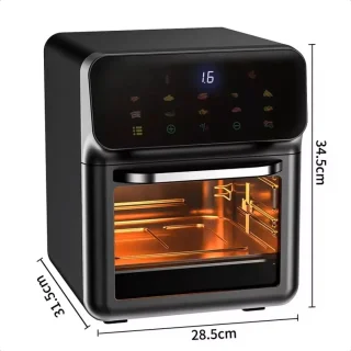 Airfryer RVS 12L 11-in-1 Elektrische Oven 1700W
