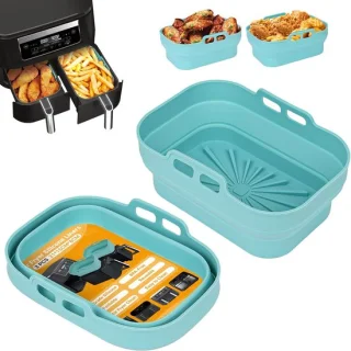 Airfryer siliconen mandjes, 2 stuks