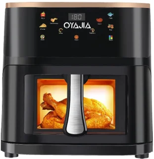 Airfryer type 21 met zichtvenster, zwart
