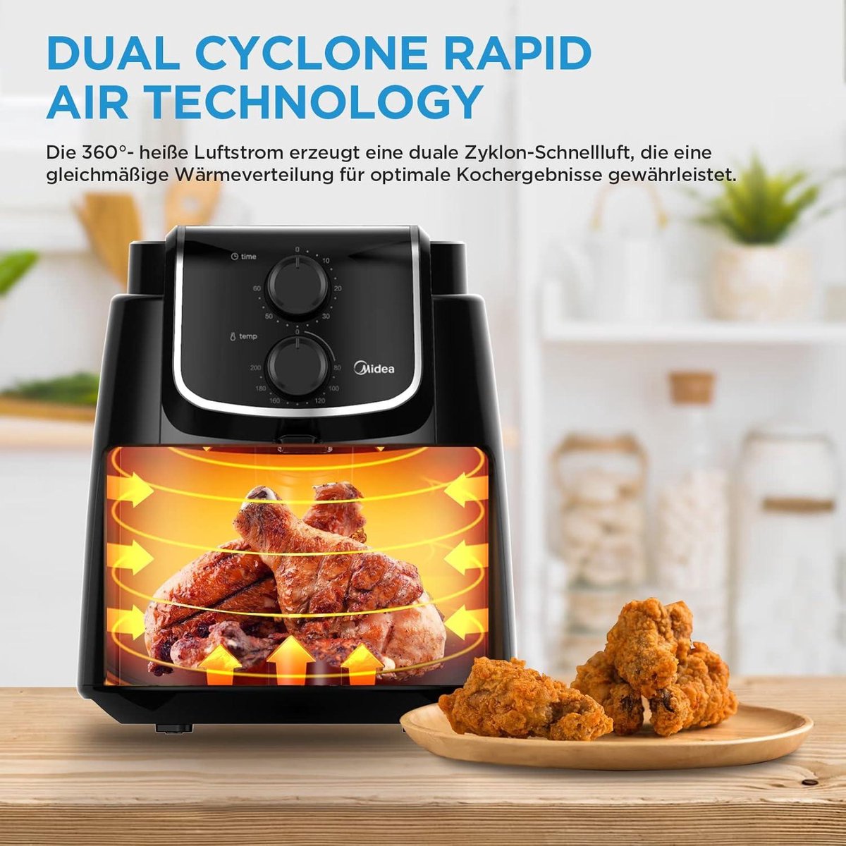 Airfryer XL 4L Dual Cyclone