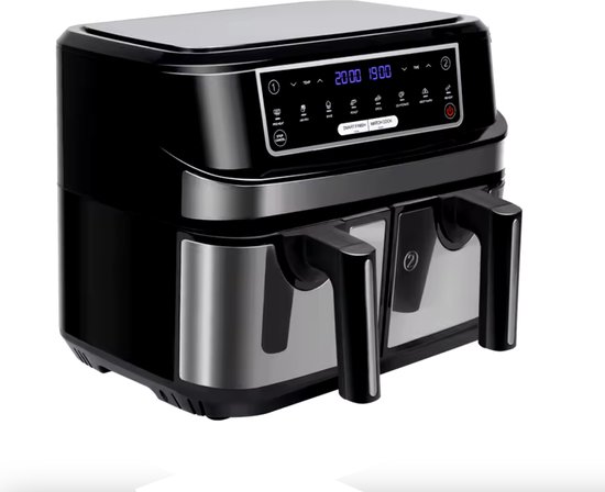 Airfryer XL 9L 2-Laden Zwart