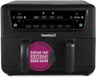Airfryer XL Dubbele Zone 2x5,2 L Zwart