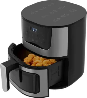 Airfryer XL zwart zilver