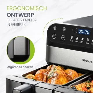 Airfryer XXL 11L 920 Digitale Heteluchtfriteuse DualMand