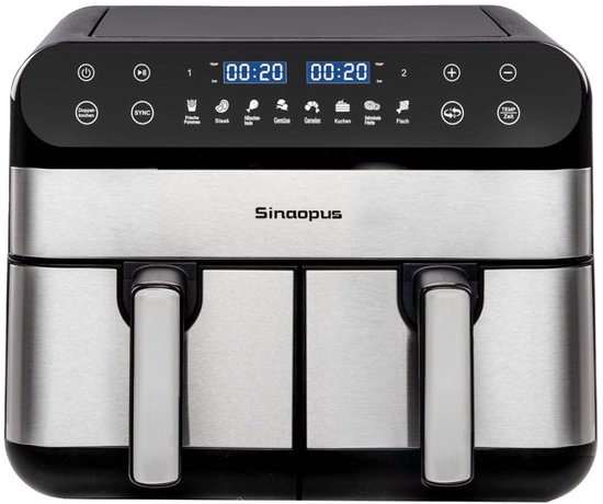 Airfryer XXL 11L 920 Digitale Heteluchtfriteuse DualMand
