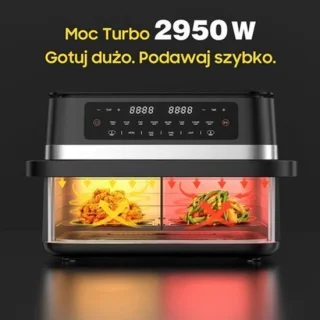 Airfryer XXL 11L dual-zone met verwijderbare divider