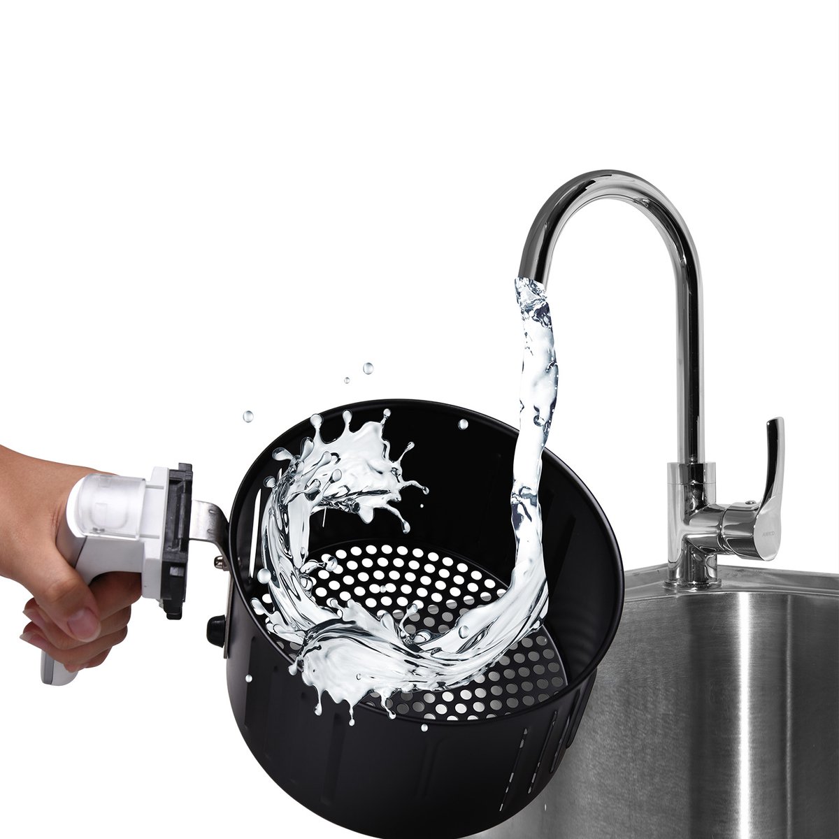Airfryer XXL 3,6L Heteluchtfriteuse Zwart