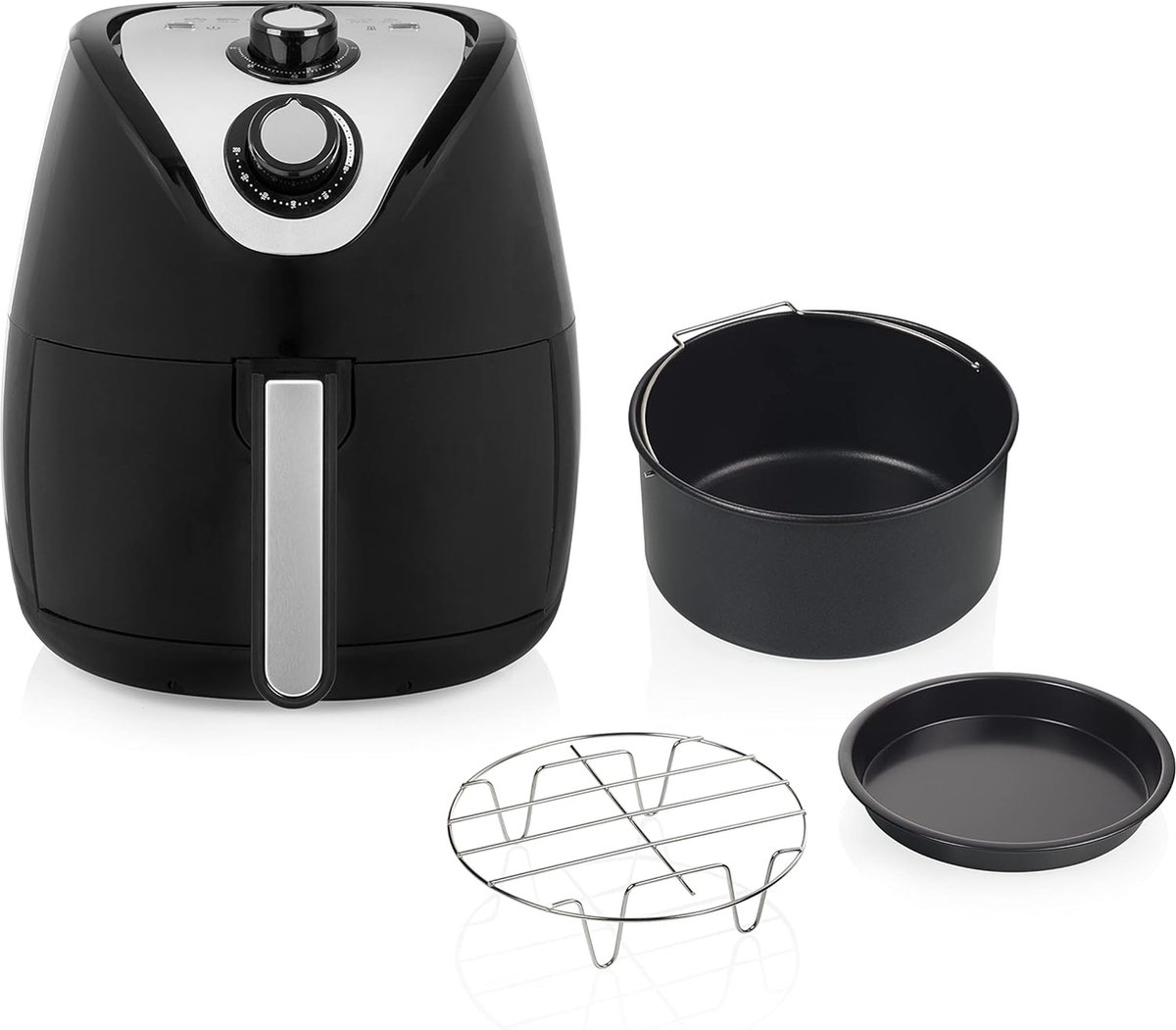 Airfryer XXL 4,5L Zwart 1500W