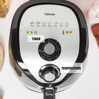 Airfryer XXL 4,5L Zwart 1500W