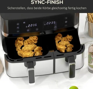 Airfryer XXL 5.2L Zwart Heteluchtfriteuse