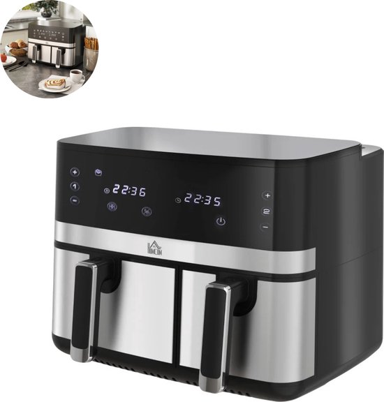 Airfryer XXL 5.2L Zwart Heteluchtfriteuse review