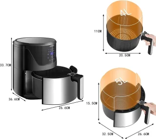 Airfryer XXL 5L Digital Touchscreen
