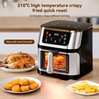 Airfryer XXL heteluchtfriteuse – 12 l – zwart