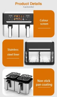 Airfryer xxl met grill & plancha