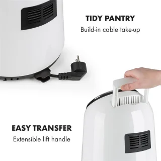AirVital Heteluchtfriteuse 2,5L CeraPlus Touch Wit