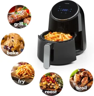 AirVital heteluchtfriteuse 2,5L zwart