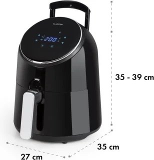 AirVital heteluchtfriteuse 2,5L zwart