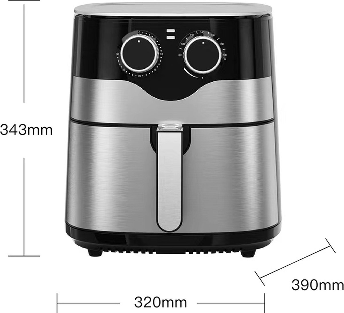 Wat vinden we goed aan de Alca Airfryer XXL 8L