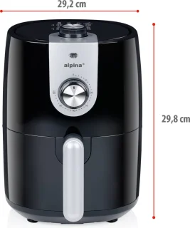 alpina Airfryer 2L Heteluchtfriteuse 900W