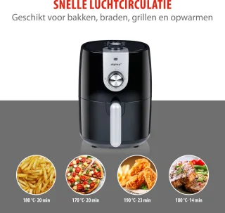 alpina Airfryer 2L Heteluchtfriteuse 900W