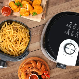 alpina Airfryer 2L Zwart