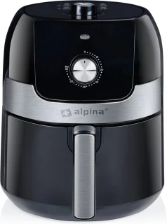 alpina Airfryer 3.5L Heteluchtfriteuse 1400W Zwart