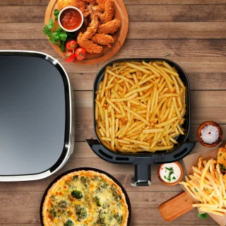 alpina Airfryer 4.5L digitaal heteluchtfriteuse 1450W