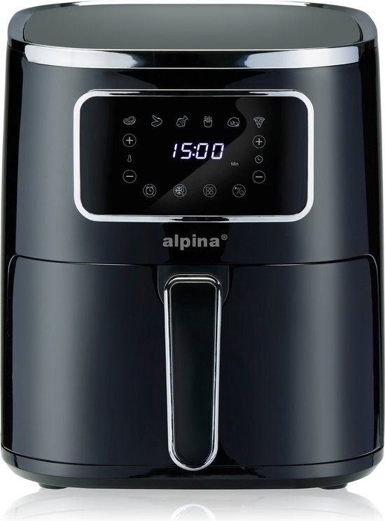 alpina Airfryer 4.5L digitaal heteluchtfriteuse 1450W review