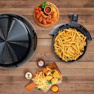 alpina Airfryer 4.5L zwart