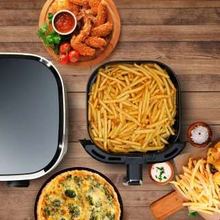 Alpina Airfryer 4.5L Zwart