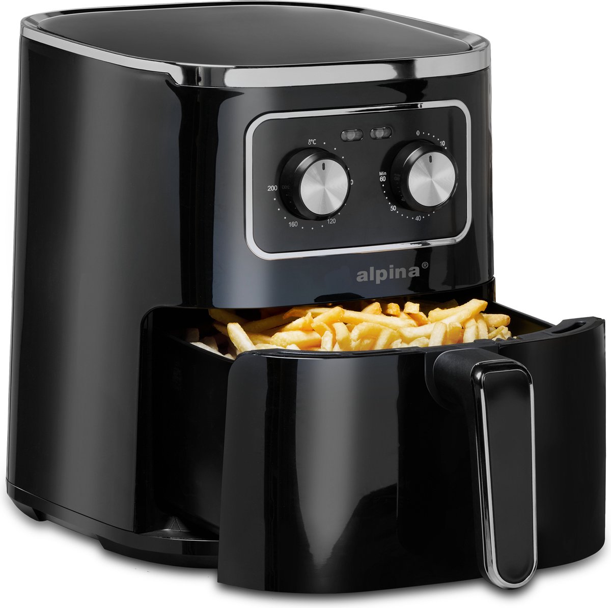 Wat vinden we goed aan de Alpina Airfryer 4.5L Zwart